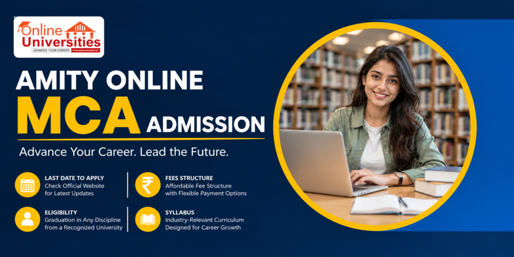 Amity Online MCA Admission