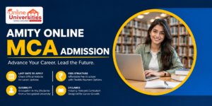 Amity Online MCA Admission