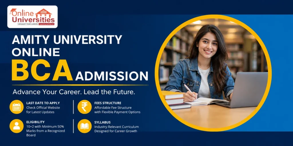 Amity University Online BCA Admission