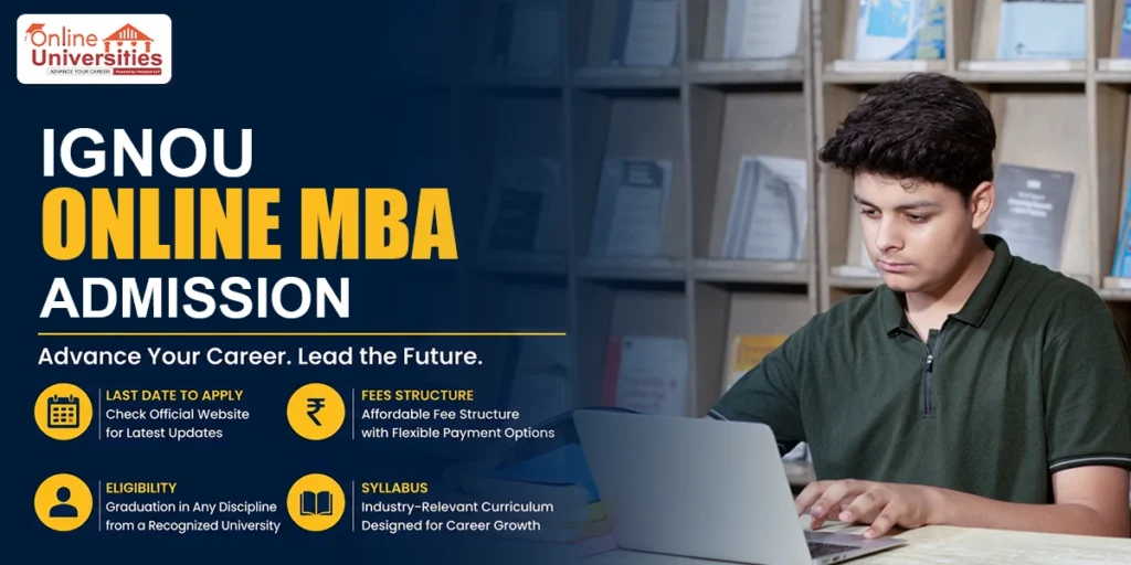 IGNOU online MBA Admission