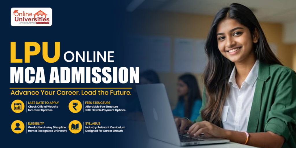 LPU Online MCA Admission