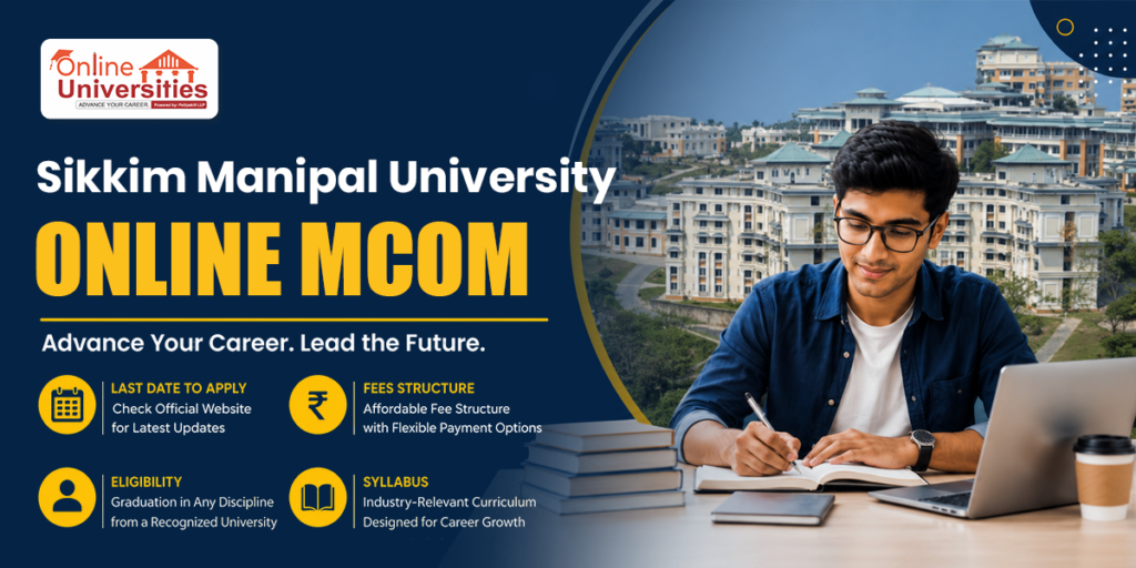Sikkim Manipal University Online MCom Admission