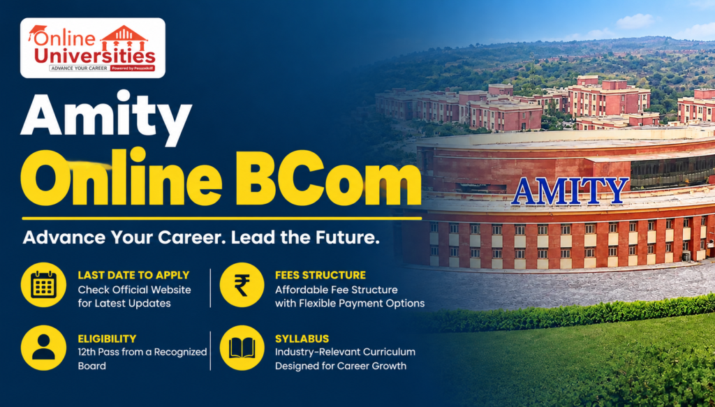 Amity Online BCom