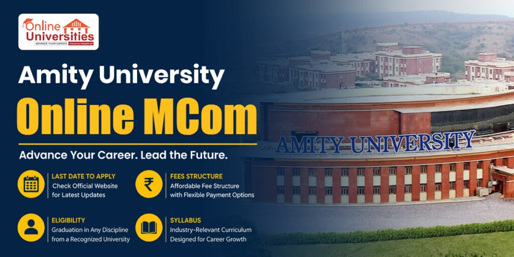 Amity University Online MCom Admission 2026