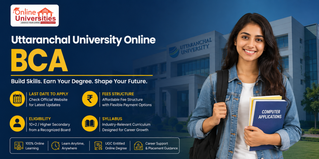 Uttaranchal University Online BCA Admission