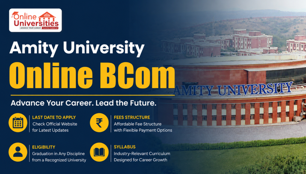Amity University online BCom