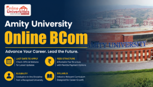 Amity University online BCom