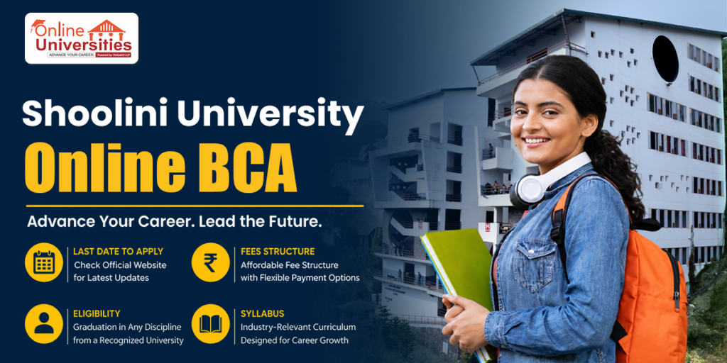 Shoolini University Online BCA