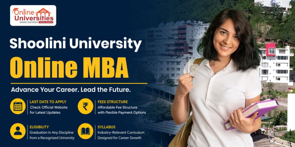 Shoolini University Online MBA