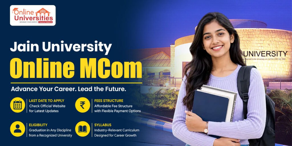 Jain University Online MCom